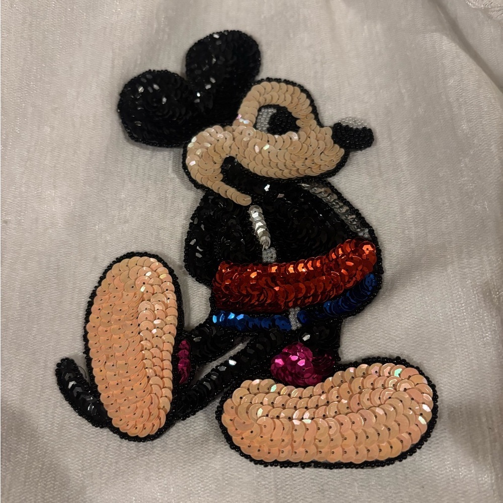 Vintage Sequin Mickey Mouse patch/appliqué, Disney